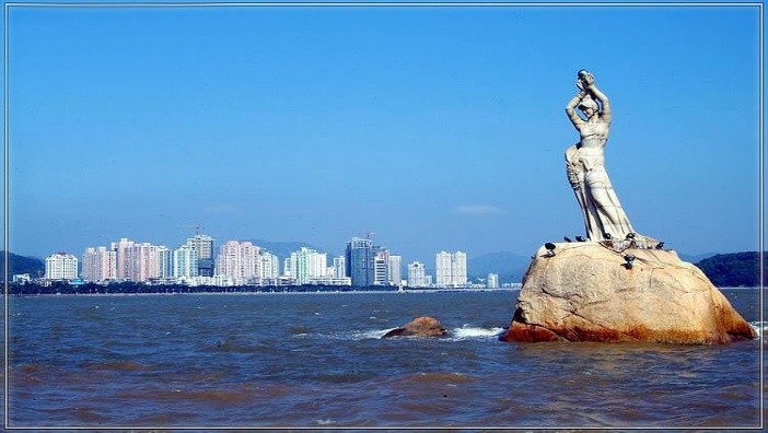 Tượng Ngư Nữ Châu Hải – biểu tượng tình yêu và lòng kiên trinh của thành phố biển